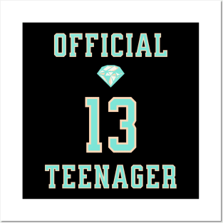 Official Teenager Diamond Tee Posters and Art